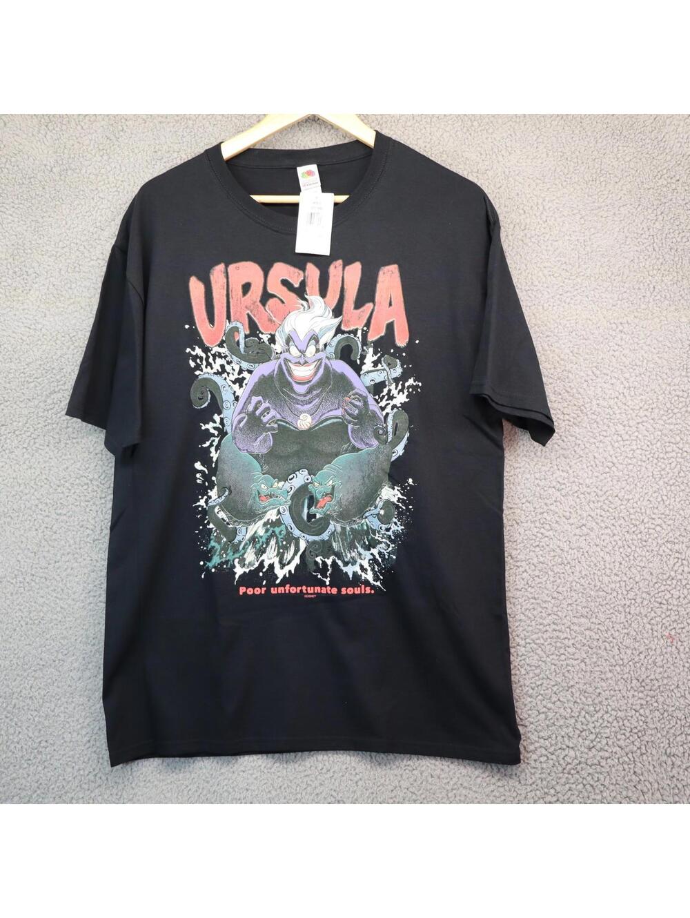 Ursula Shirt Disney The Little Mermaid Men Large NWT